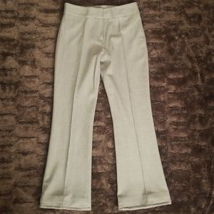 Mossimo Stretch Women's Houndstooth Brown/Tan Wide Leg Dress/Work Pants-…